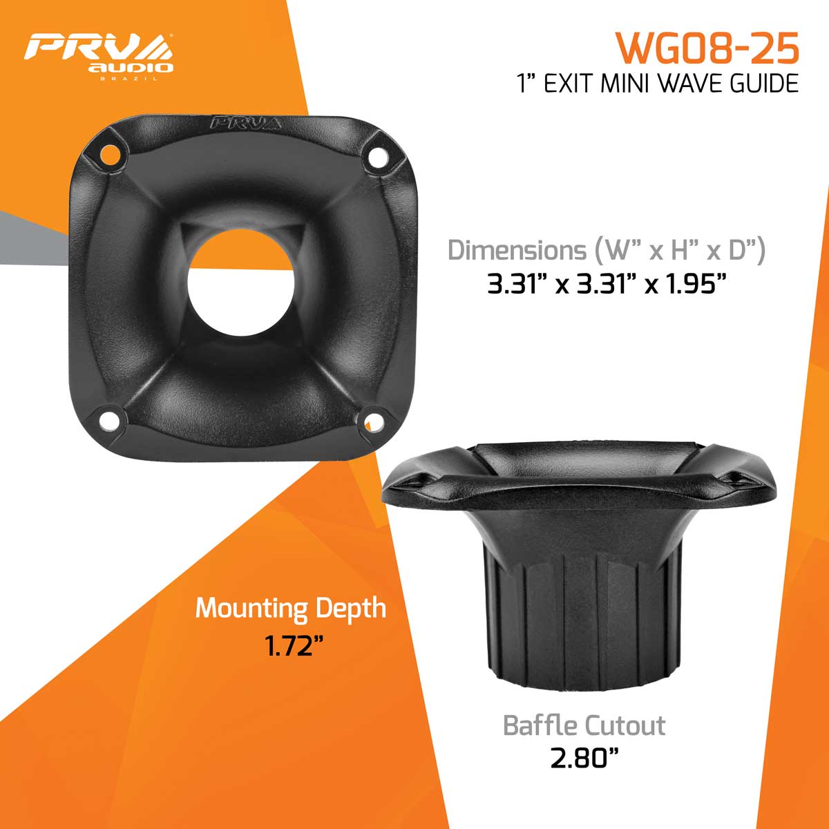 PRV Audio WG08-25 Black 1